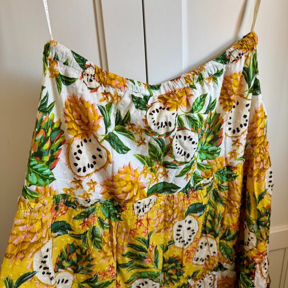 NWT Farm Rio 100% Cotton Mixed Biriba Maxi Skirt - Large - Picture 11 of 13